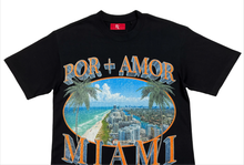 Load image into Gallery viewer, MIAMI&#39; Love Tee - BLACK
