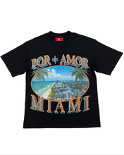 Load image into Gallery viewer, MIAMI&#39; Love Tee - BLACK
