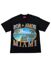 Load image into Gallery viewer, MIAMI&#39; Love Tee - BLACK
