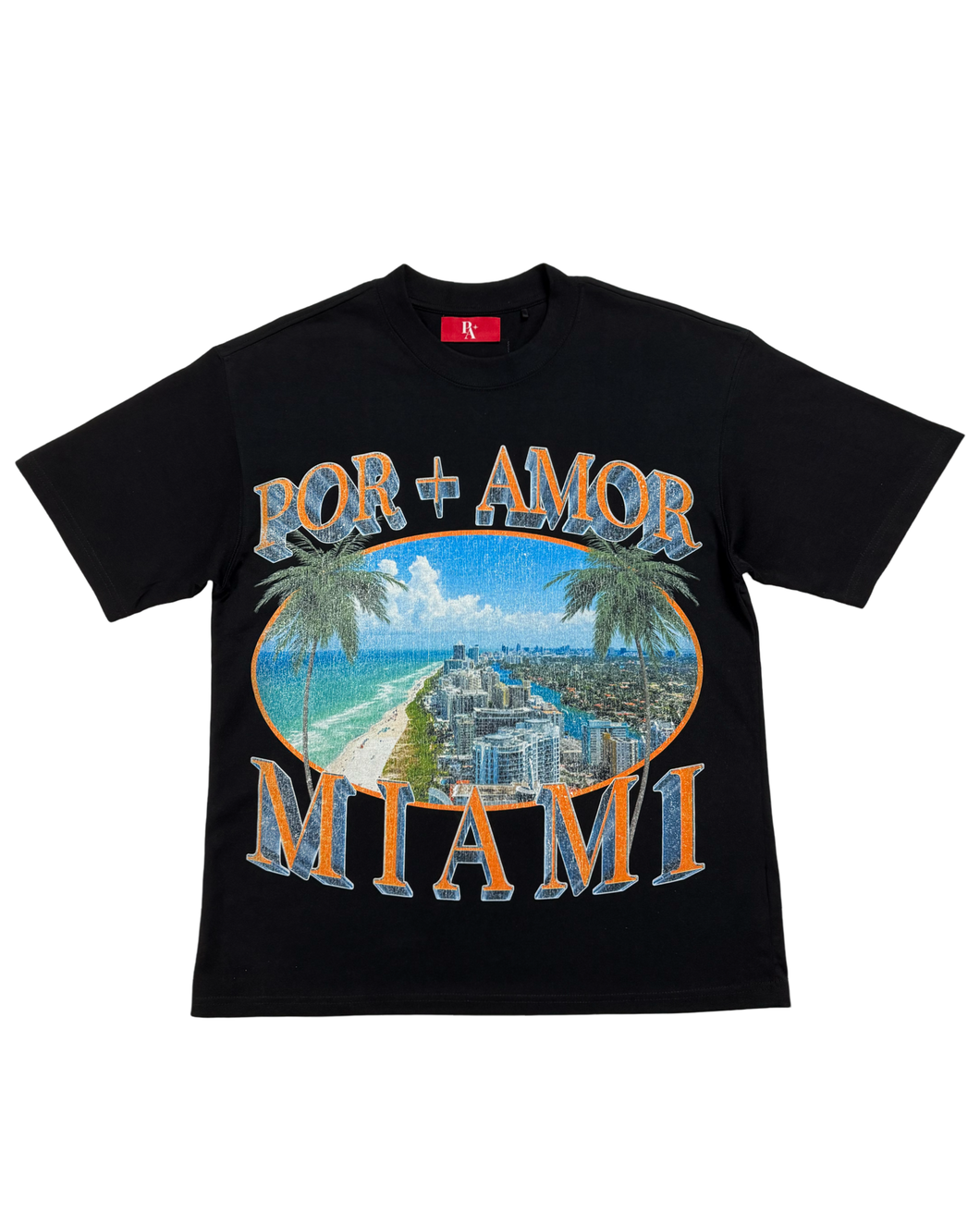 MIAMI' Love Tee - BLACK