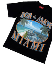 Load image into Gallery viewer, MIAMI&#39; Love Tee - BLACK
