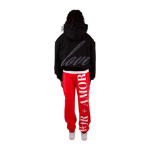 Load image into Gallery viewer, RED LOVE SWEATPANTS
